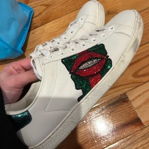Gucci sneakers- used but with cleaning can be brand new!